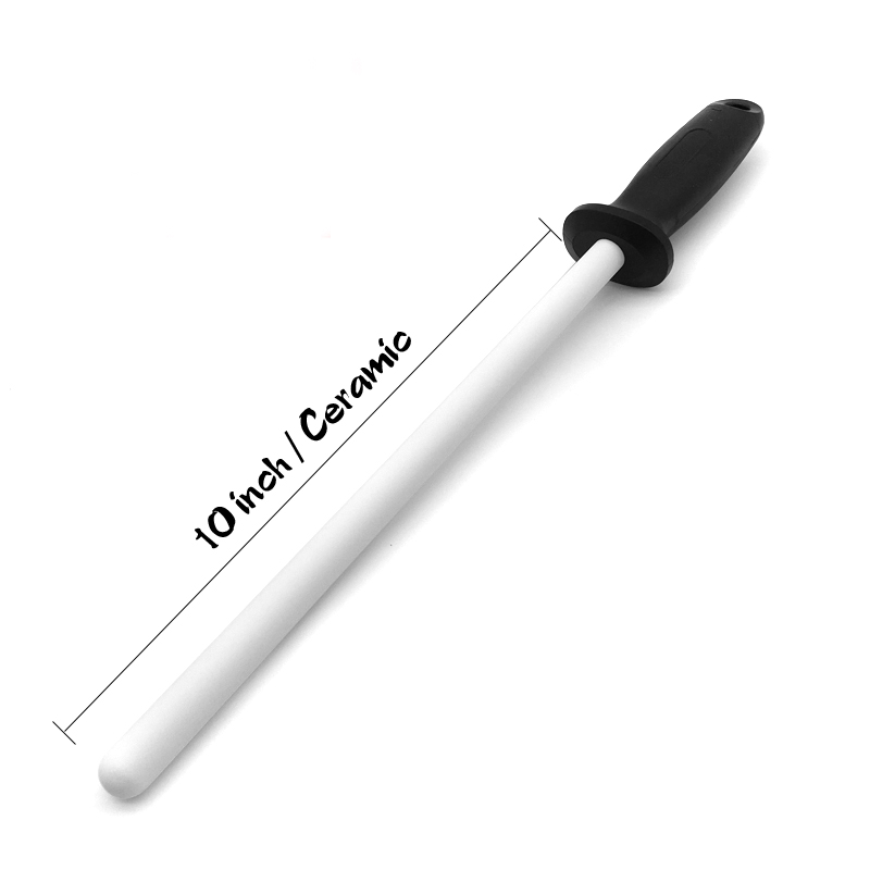 Taidea Professionele Keramische Slijpstaaf Diamant Aanzetstaal Messen Japanse Chef Messen Damascus Messen Musats: TG0843  10inch