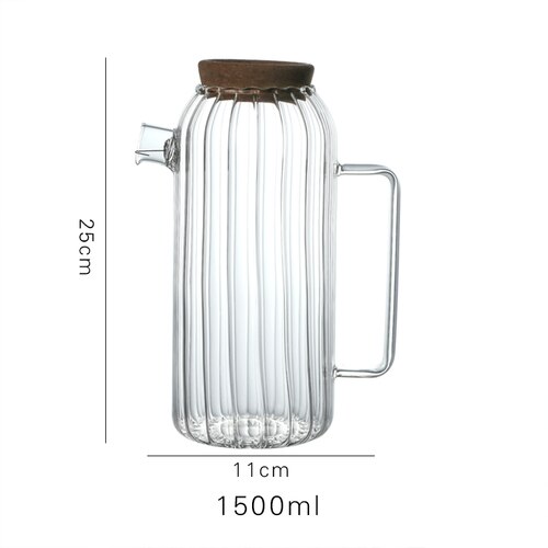 Hittebestendig Glas Koude Ketel Koel Wit Ketel Woonkamer Water Cup Set Waterkoker Grote Capaciteit Huishouden Ketel koeler: pot big size