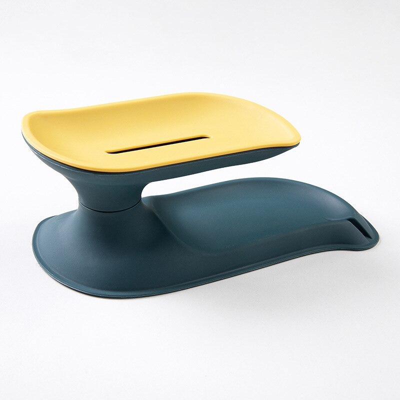 Dubbele Lagen Zeepkist Duurzaam Roterende Zeepkist Zeepbakje Zeep Rack Zeep Gerechten Multifunctionele Badkamer Producten: 01