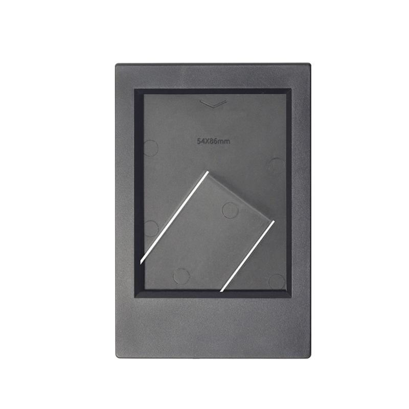 3 Zoll Mini-Film Foto rahmen für Polaroid Foto karten Halfter Schreibtisch Bilderrahmen Album Poster Anzeige Stand Schreibtisch Dekor: Schwarz