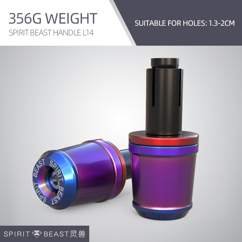 SPIRIT BEAST motorcycle handlebars modified parts motor handlebar balance plug handles Motocross anti-fall protection block: L14 A