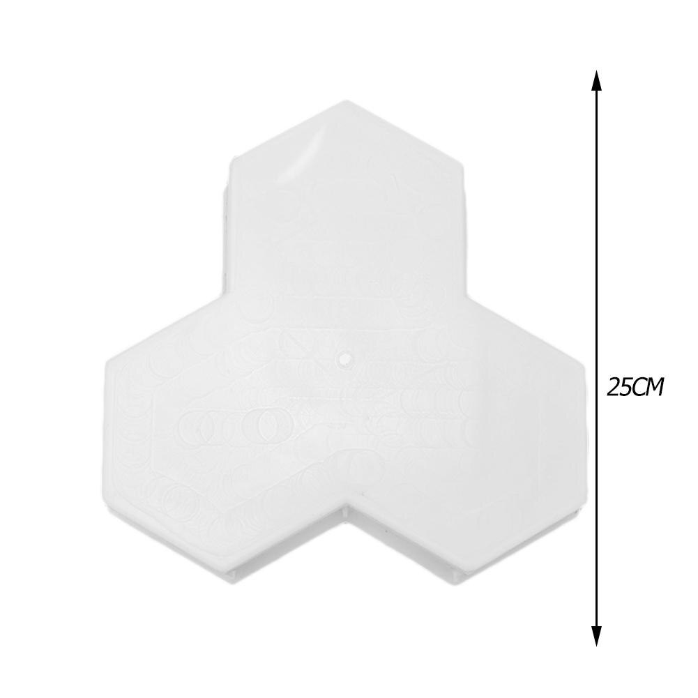 Garden Walk Pavement Mold DIY Manually Paving Cement Brick Stone Road Concrete Molds Path Maker Reusable DIY Manually Paving: B