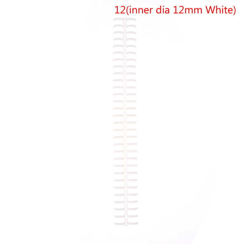 10/12mm 30 otwór koła pierścień luźne liście plastikowy pierścień wiążący dla Kid A4 A5 A6 Notebook Binding klipy papier do majsterkowania Notebook Album: Style-12