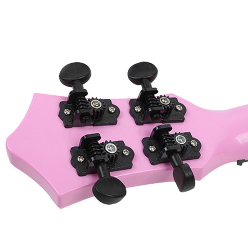 Ukelele de plástico de 4 cuerdas para niños, instrumento Musical pequeño, 21 pulgadas