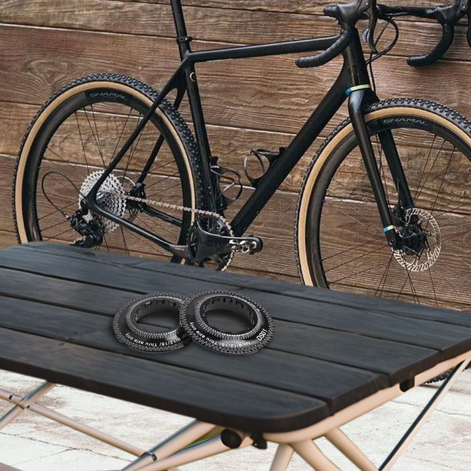 Fix Center Lock Disc Brake Lock Rings Center Lock Brake Outer Diameter 44.1mm High Strength Material For Bicycle Repair: WHITE