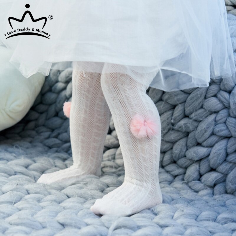 Summer Mesh Thin Baby Tights Lace Bow Princess Baby Girl Tights Pantyhose Soft Cotton Children Stockings Hosiery