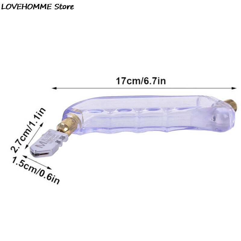 1Pcs Oil Glass Cutter Hard Diamond Cutting Glass Tile Manual Cutting Tool