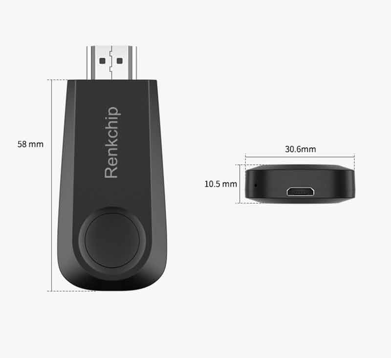 Wireless Mirascreen WIFI TV Stick Screen Sharing Dongle WIFI Screen Anycast 1080P Same Screen Device for Computer Tablet TV: E10