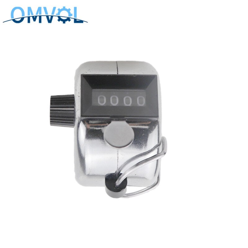 Number Sport 4 Digit Portable Mini Accurate Handheld Manual Clicker With Metal Lap Tally Counter