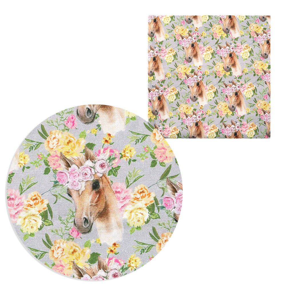 David Accessoires 50*140Cm Zonnebloem Gedrukt Patchwork 100% Katoen Voor Tissue Baby Beddengoed Quilten Stof, C10843: 1102534003