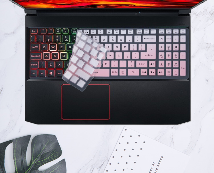 Silikonowa osłona klawiatury laptopa akcesoria do Acer Nitro 5 AN515-58 AN515-54 AN515-55 AN515-56 AN515-57 AN515-46 AN515-45 15.6
