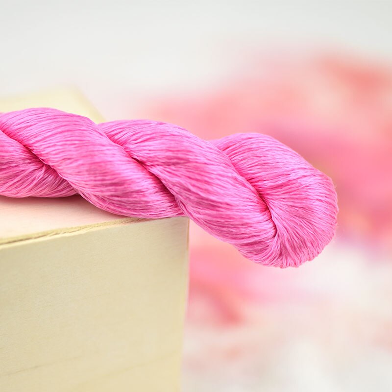 Hilo de seda para bordar, 100% seda, bordado a mano, punto de cruz, serie rosa, 8 colores degradados: 2