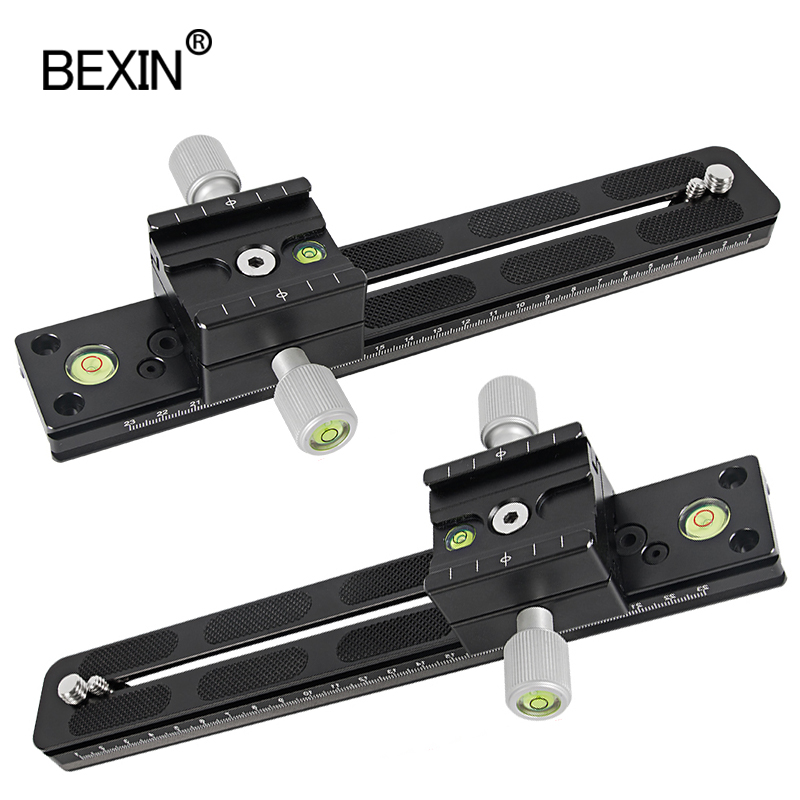 BEXIN Panoramisch Lange Tele dubbellaags Quick release plaat klem Arca Zwitserse camera Klem Adapter Mount Bracket Statief Holde