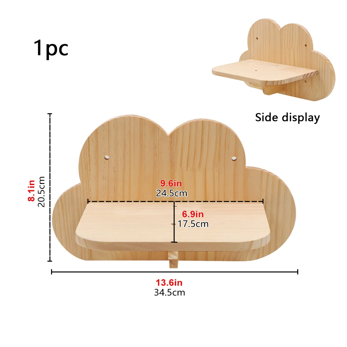 Estantes para gatos montados en la pared, estante de madera para escalar con apariencia de gato, muebles de árbol trepador de pared para gatitos, escalera de cuatro escalones, hamaca interior para gatos: Gris