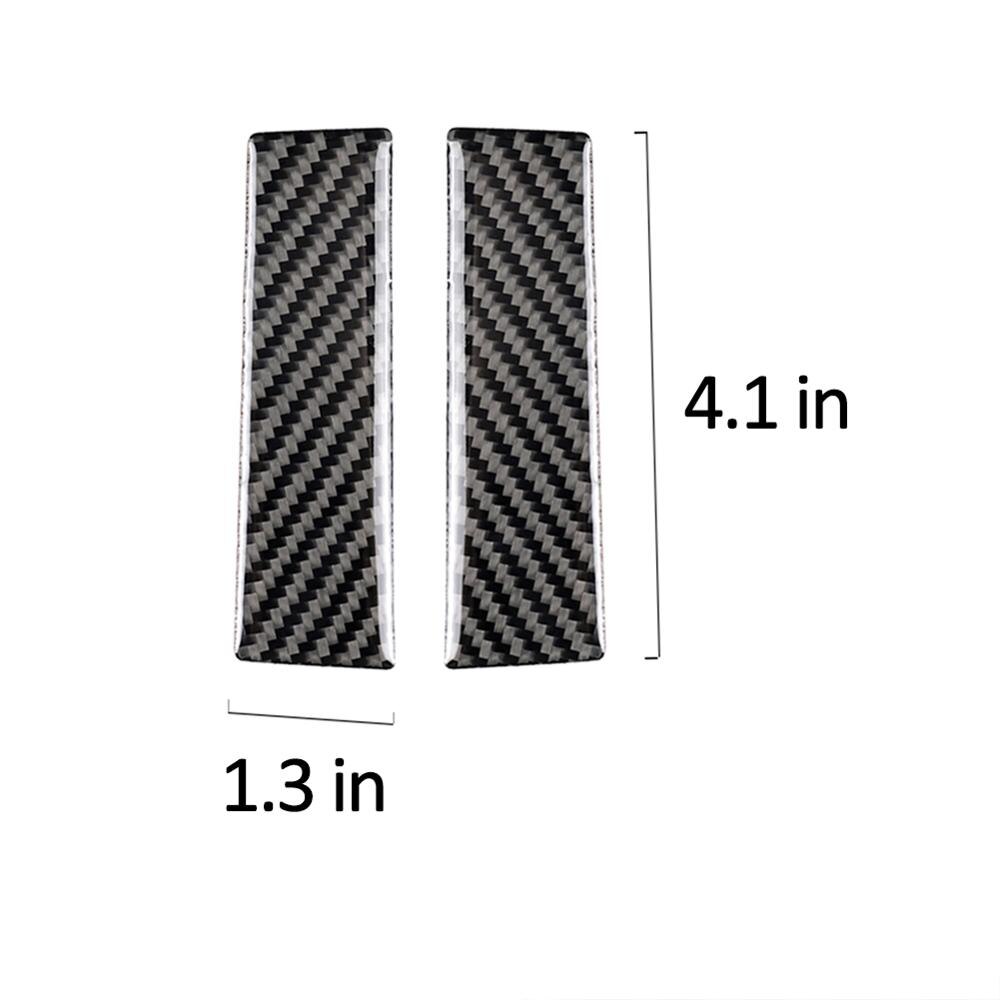 Central Control Decorative Sticker For Ford Mustang Carbon Fiber Air Conditioning CD Panel Cover Car Interior Stickers