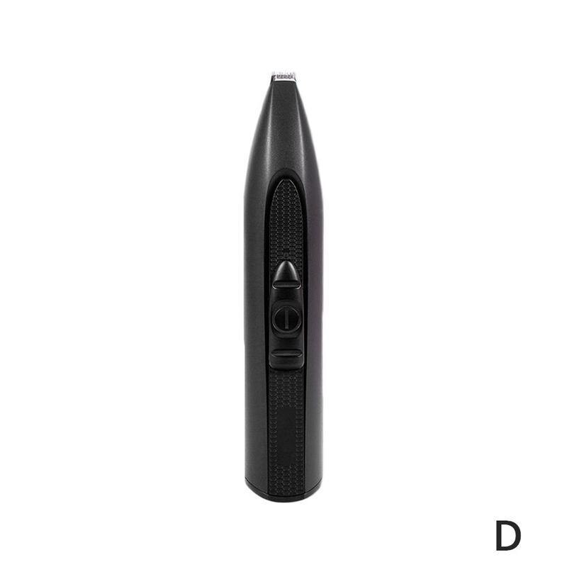 Mini bærbart kæledyrsudstyr abs pote shaver værktøj klipning pleje hår elektrisk trimmer hundeskærer batteri po  m6 c 3: Sort