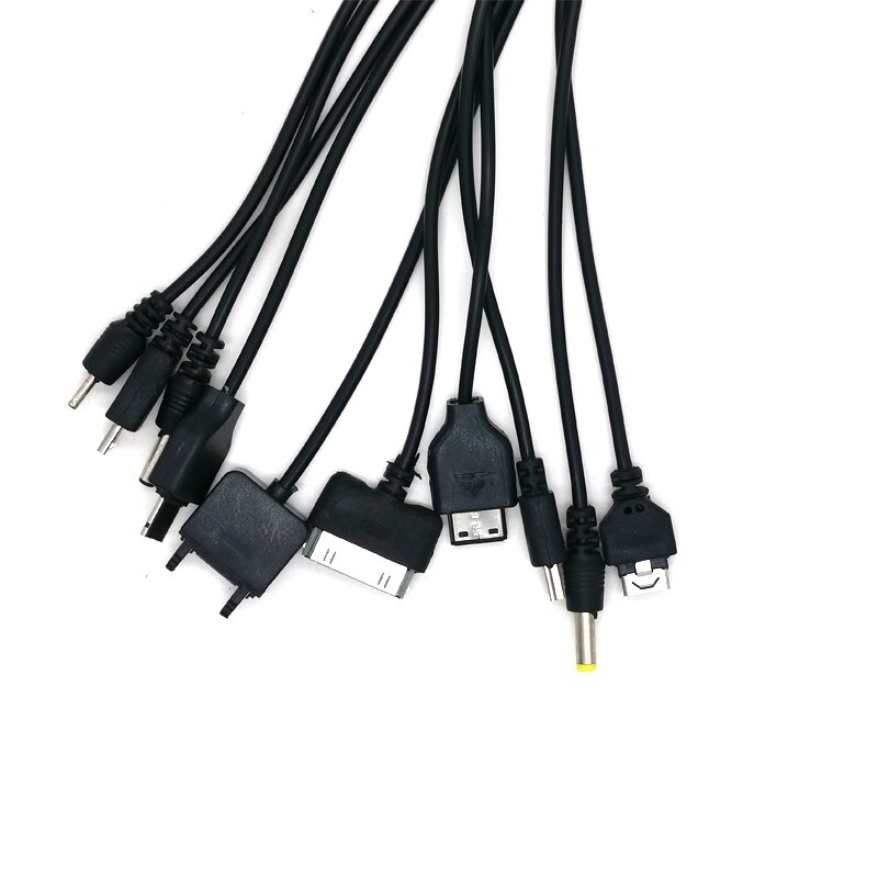 10 In1 USB Cable Multi Pin Socket Universal Multi Pin Transfer Charger Pin Connector Multiconector USB Data Cord Cables For PC