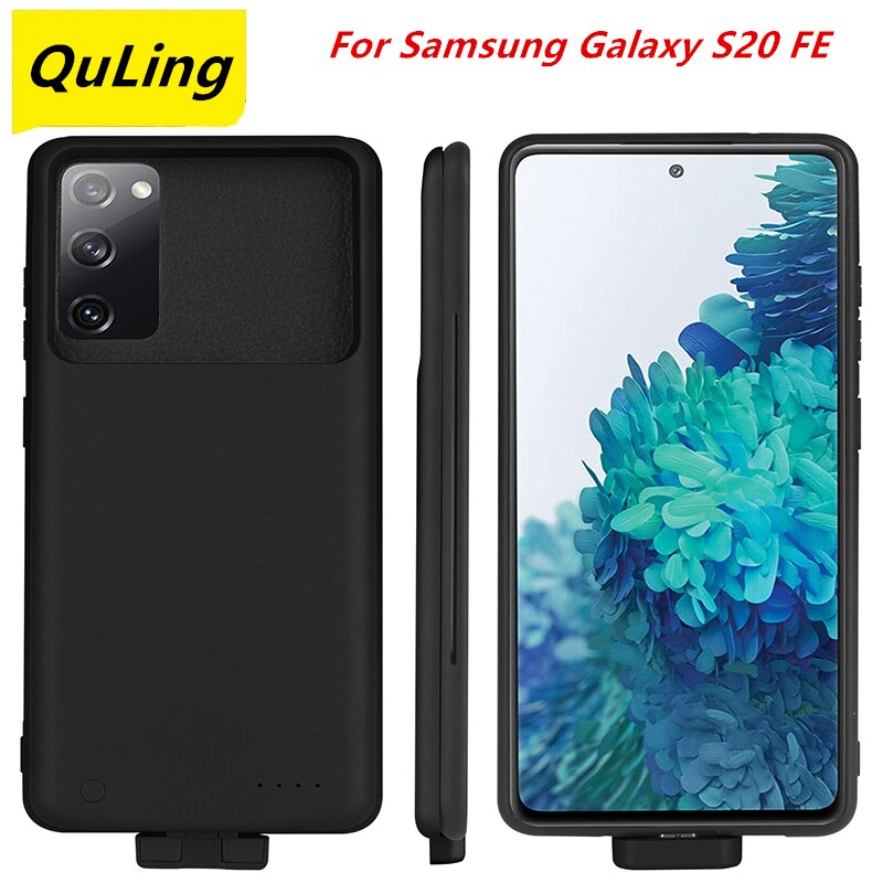 Quling 5000 Mah Voor Samsung Galaxy S20 Fe Batterij Case Batterij Oplader Bank Stroom Case Voor Samsung Galaxy S20 Fe batterij Case