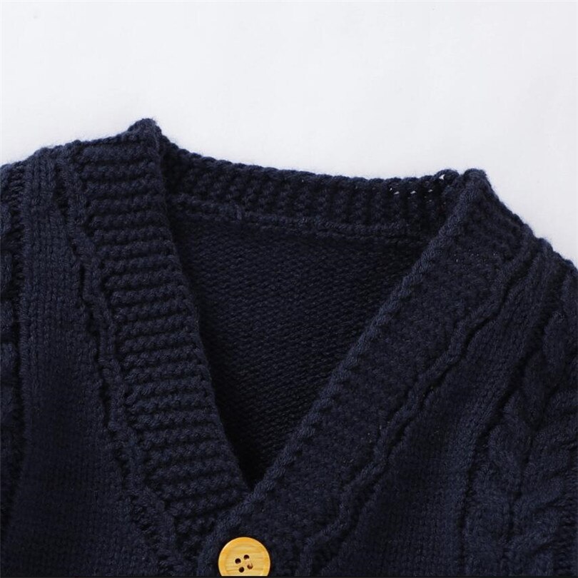 Baby Sweaters Boys Jacket and Coat Autumn Winter Knit Baby Boys Sweater Cardigan Children Toddler Boys Cardigan Coat Outerwear