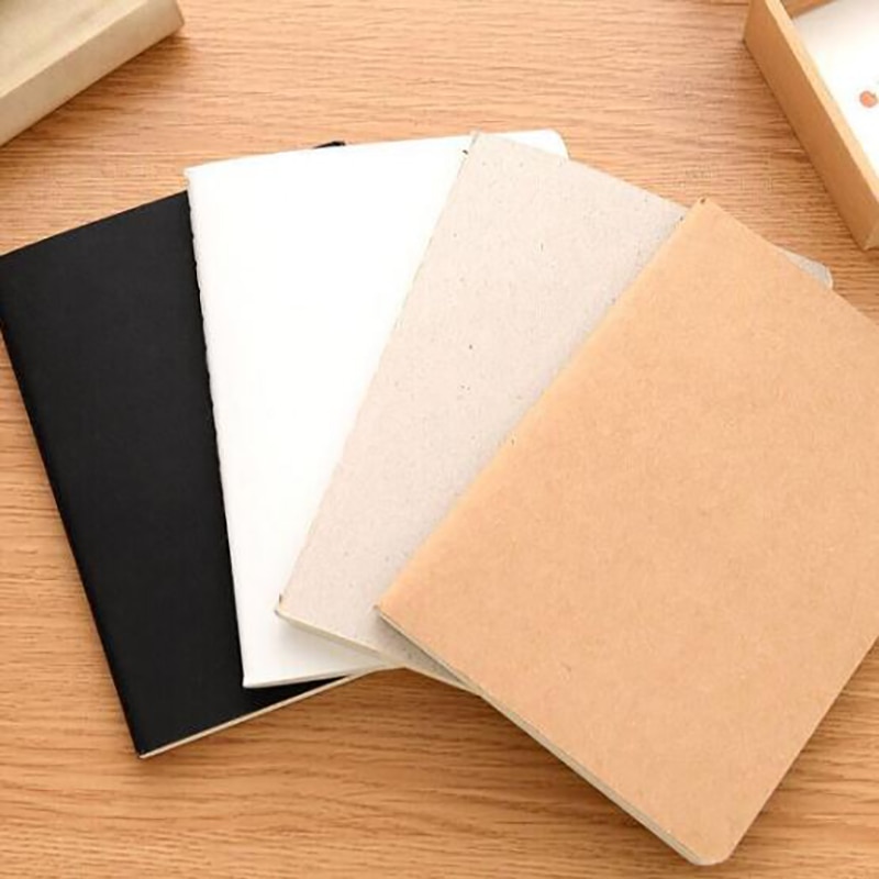 Artist Sketch Book Art White Cartridge-paper Card Cover Pad Notebook Simple Blank Solid Color Graffiti Diary Sketchbook