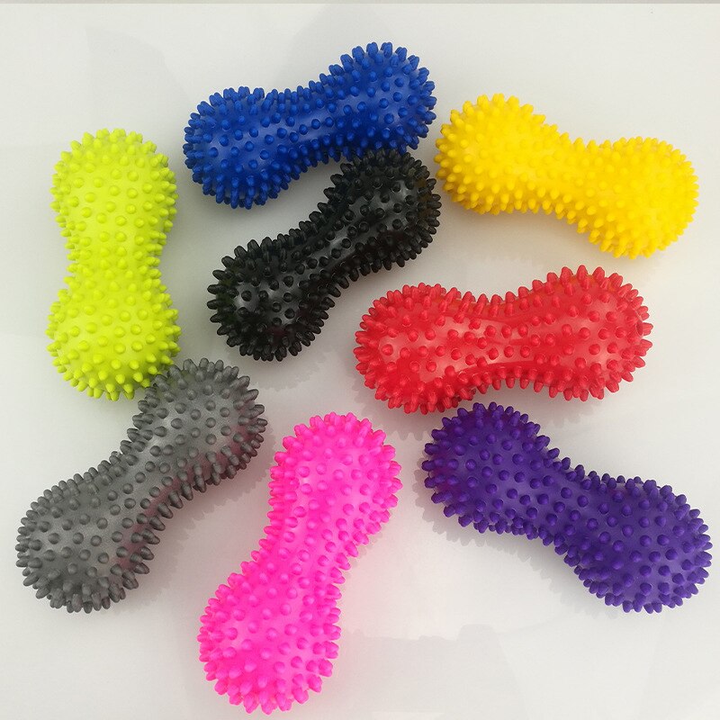 Pinda-vormige massage yoga fitnessbal pvc stressverlichtend lichaams- hand- en voetmassage-apparaat gezondheidszorghulpmiddelen