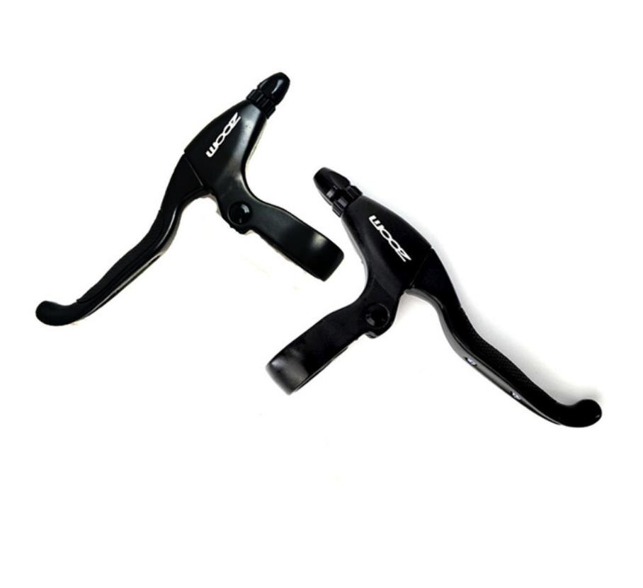 Zoom Rem V-Brake Schijfremmen Hendel Met Bel 22Mm V Brake Aluminium Mountainbike Fiets Rem handvat Crank Ring: 1 pair