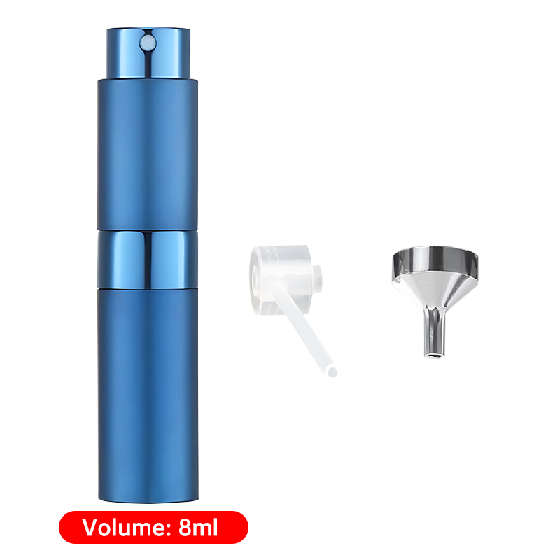 8Ml Navulbare Mini Parfumfles Draagbare Cosmetische Fles Spuitfles Reizen Draagbare Verstuiver Verstuiver Parfum Spuitfles: Blauw