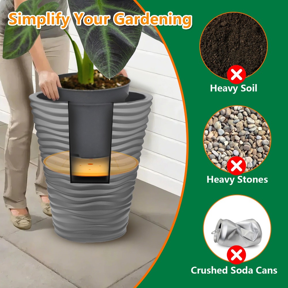 Plastic Ronde Bloempot Voering Duurzaam Verwijderbare Plantenbak Inzet Draagbare Drainagegaten Bloempot Drainage Tool Kas