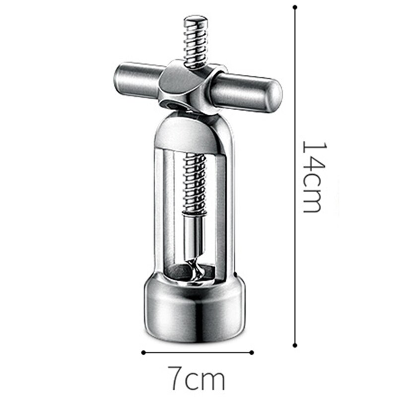 Rvs Vintage Wijn Flesopener Kurkentrekker Leverage Kurkentrekker Voor Rode Wijn Keukengerei Bar Gereedschap