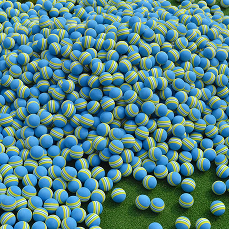 1Pcs EVA Sponge Golf Balls Golf Practice Blue Ball Training Ball Golf Outdoor and Golf Indoor Equipment Safty Training