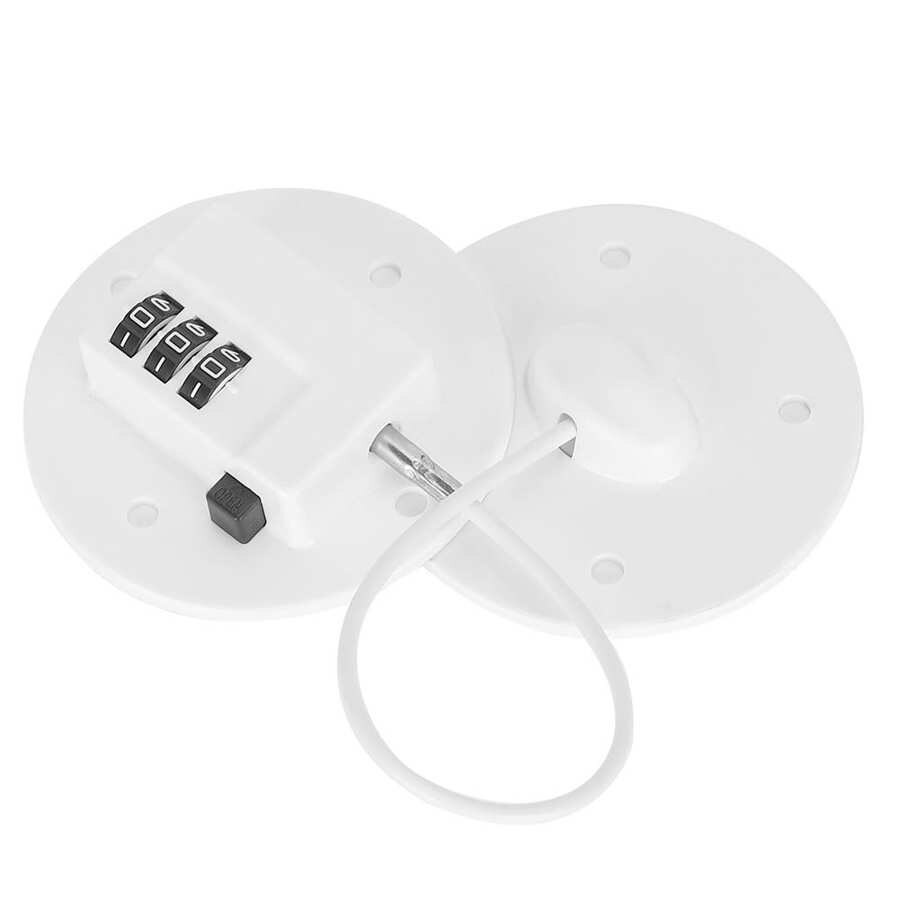 Baby Safety Lock Child Protection Password Lock Drawer Door Window Restrictor Stop for Cabinet Fridge Closet smart door lock: White