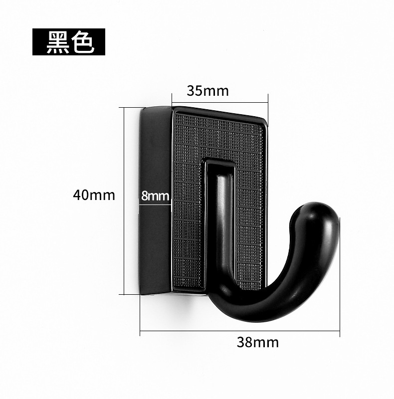 Zink-legierung Gold licht luxus kleidung haken Zauberstab haken Netz aufbringen kleidung haken Hardware- kleidung haken: Haken 014 Schwarz