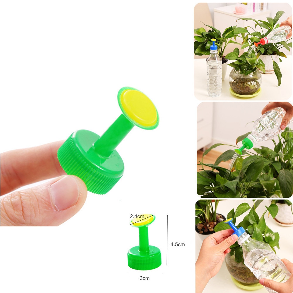 2PCS Bottle Top Plastic Sprinkler Nozzle For Flower Waterers Bottle Watering Cans Sprinkler Shower Head Gardening Tools