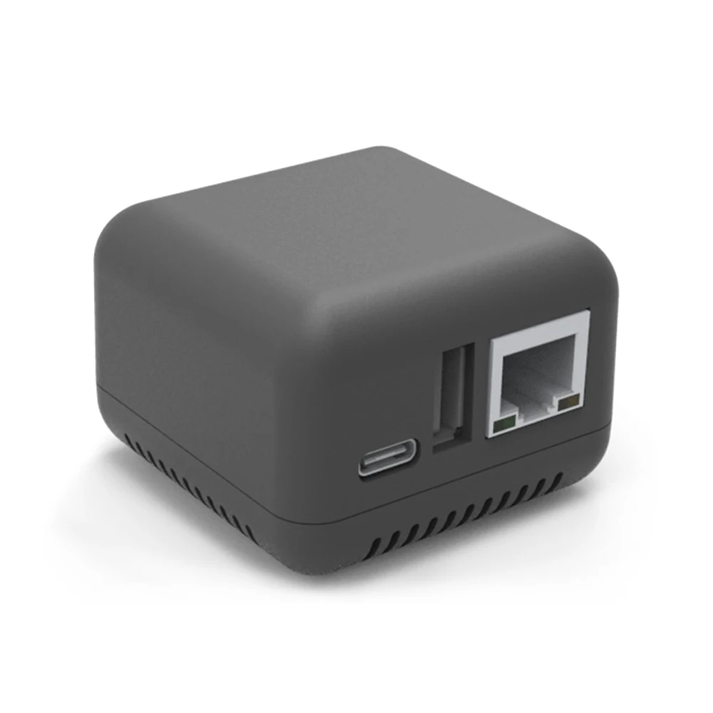 Draadloze Printserver - 2 Poorts USB Type-C - WiFi Netwerkadapter voor USB Printers - Compatibel met Windows, iOS, Android