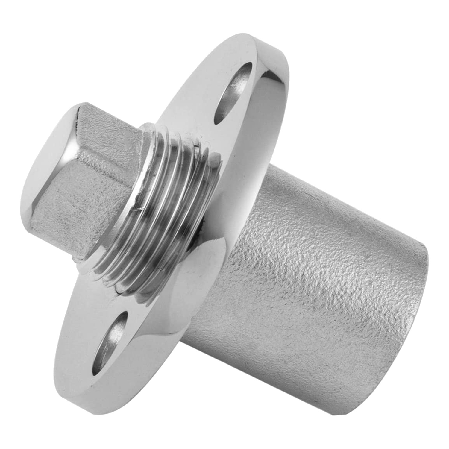 Gut hergestelltes Ablassstopfen-Set, universeller Marine-Ablassstopfen aus Edelstahl, passend für 1-Zoll-Loch, mit Schrauben, Hardware-Zubehör für Transoms