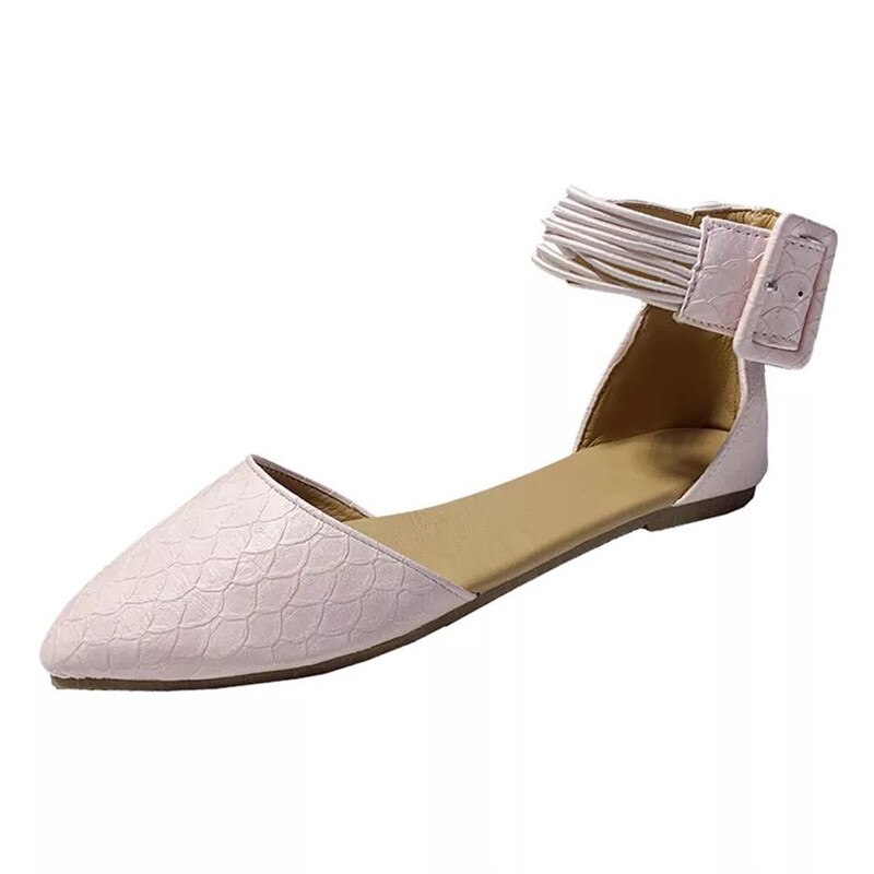 Flocking Shoes Women Spring Autumn Flat With Sandals Hollow Out Beach Footwear Shallow Shoes Ladies Casual Shoes: Pink / 6.5