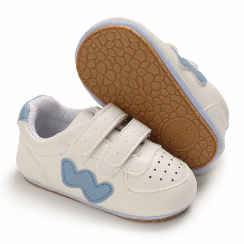 Baby Walking Shoes Solid Color Convenient Non-slip Soft Sole Baby Shoes Baby Bed Shoes: L / 7-12 Months