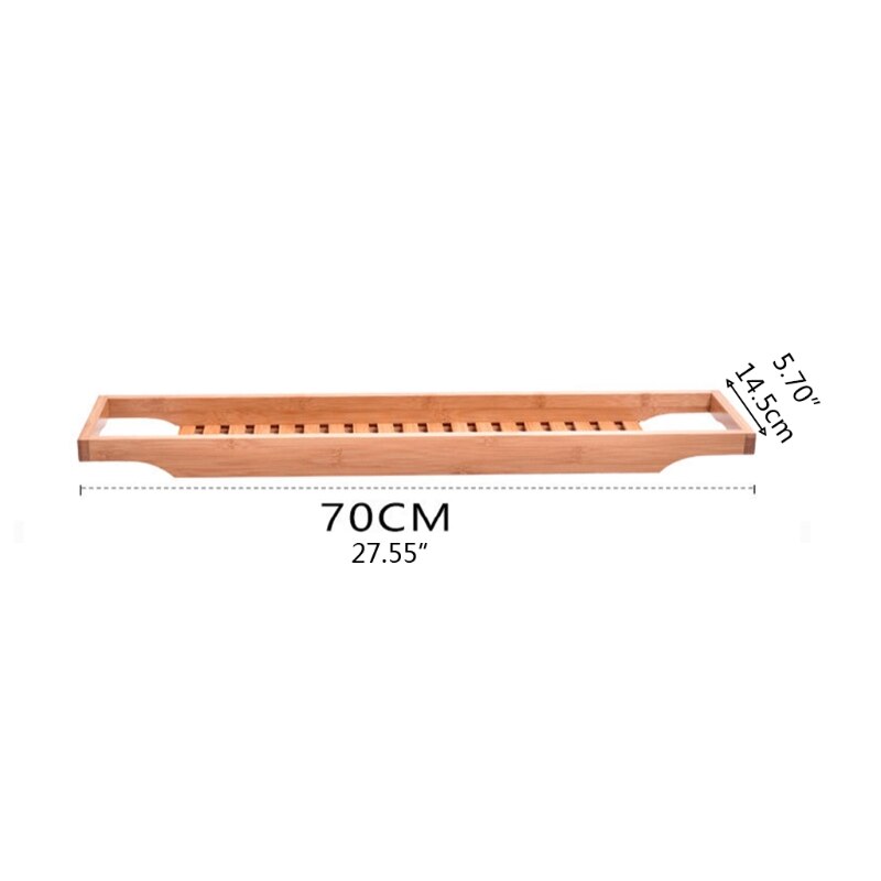 plateau de baignoire en bambou, organisateur de salle de bain douche, maison SPA support de rangement en bois pour livre porte-vin, accessoires de Table de bain