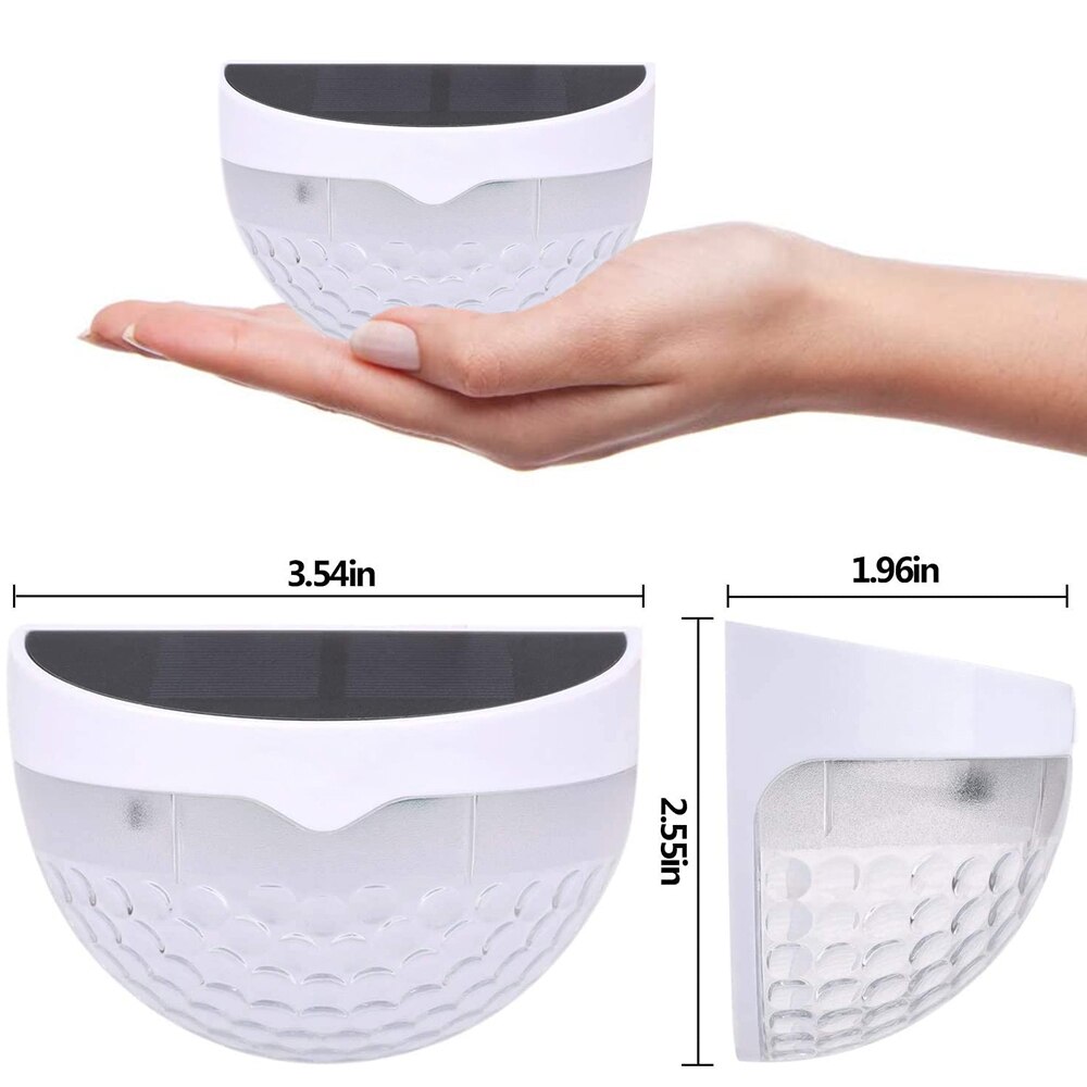Solar- Zaun Post Lichter Zauberstab Montieren Dekorative Deck Beleuchtung Wasserdicht warm Weiß/Weiß Flure Nacht Licht Solar- Garten Lampe