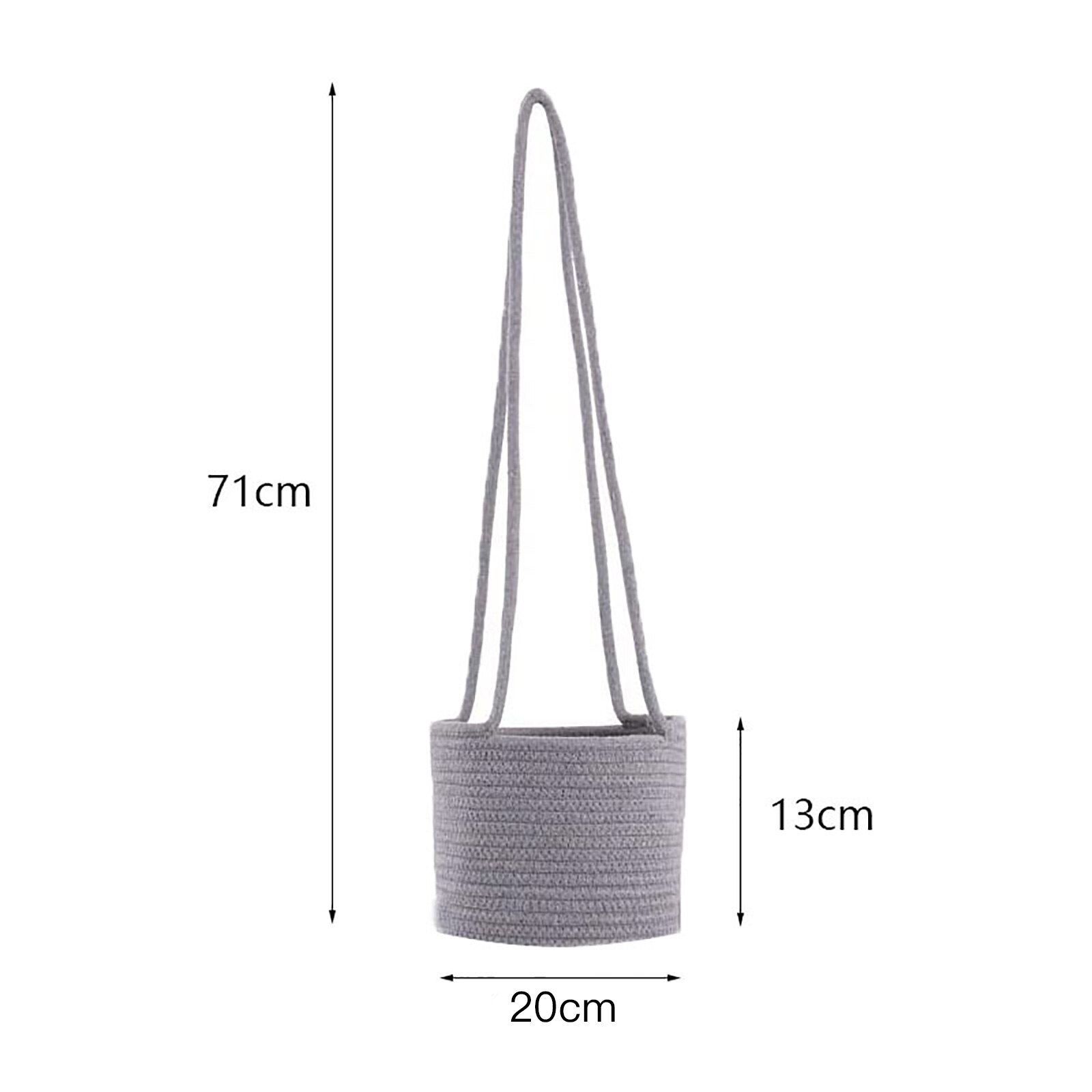 Garten Pflanzen Aufhänger nordisch Jute Seil Hängen Pflanzer Gewebt Hängen Pflanzer Lagerung Korb Makramee Anlage Halfter Dekoration