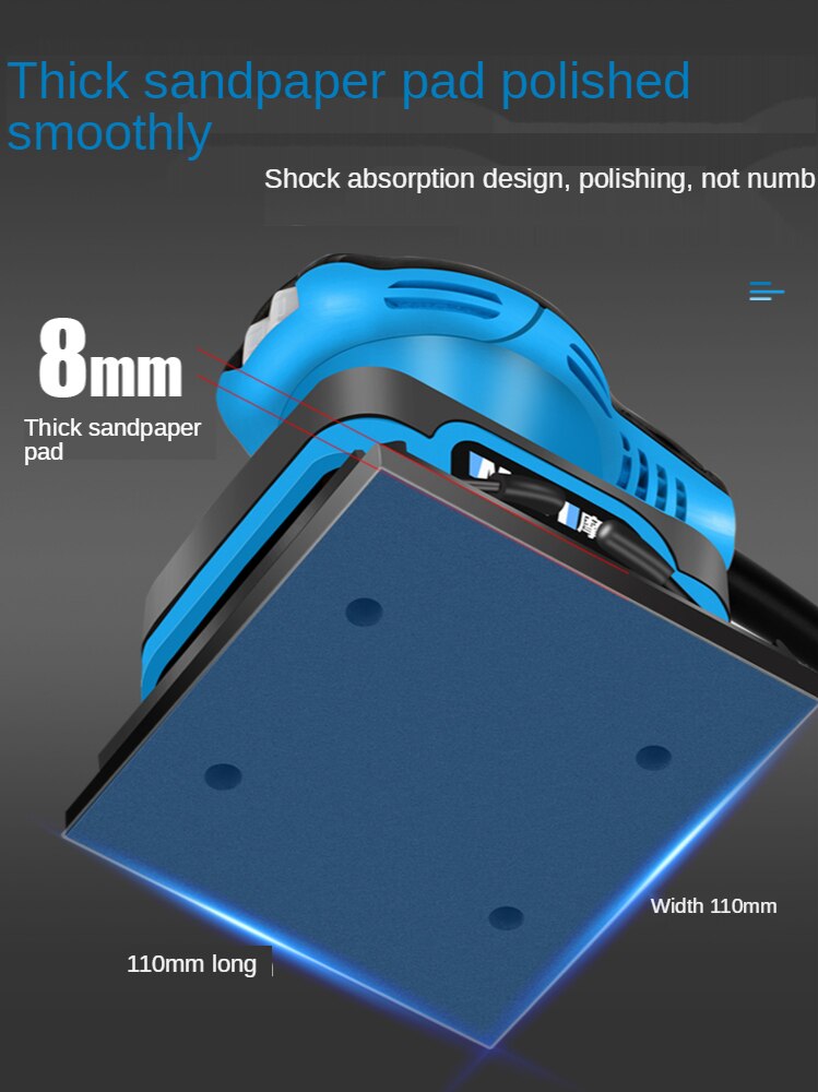 220V Sand paper machine grinding machine paint wall putty small polishing machine woodworking electric wood sanding machine