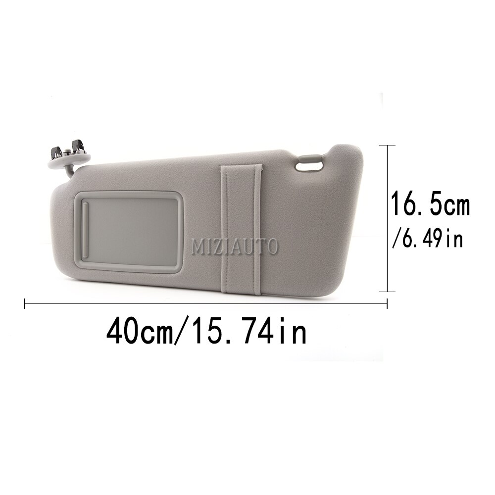 Left Right Side Sun Visor For Toyota Camry 2007 Car Parts Accessories Front Driver Sun Visor Without Sunroof