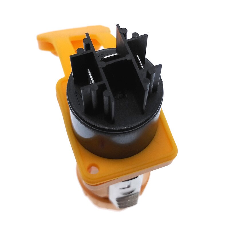 Waterproof LED power plug audio power supply plug flame-retardant industrial power connector 3pins