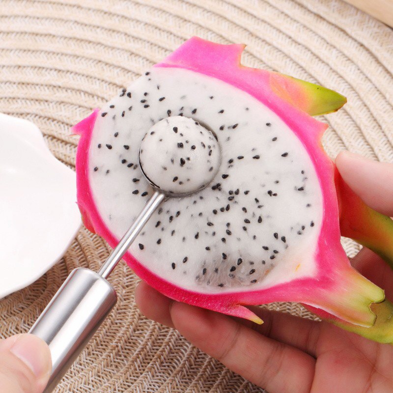 Rvs Melon Baller Met Fruit Carving Tool Ijs Scooper Melon Baller Fruit Carving Cutter Thuis Keuken Koken
