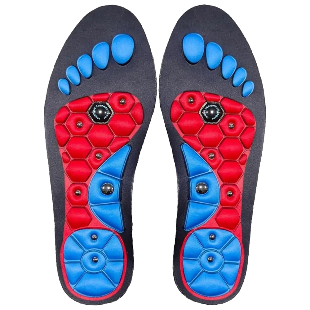 Medizinische Magnetische Therapie Sport Einlegesohlen Massage Fuß Gewicht Verlust Abnehmen Akupressur Einlegesohle Anti-müdigkeit Gesundheit Pflege Schuh Pads: WHITE / 4