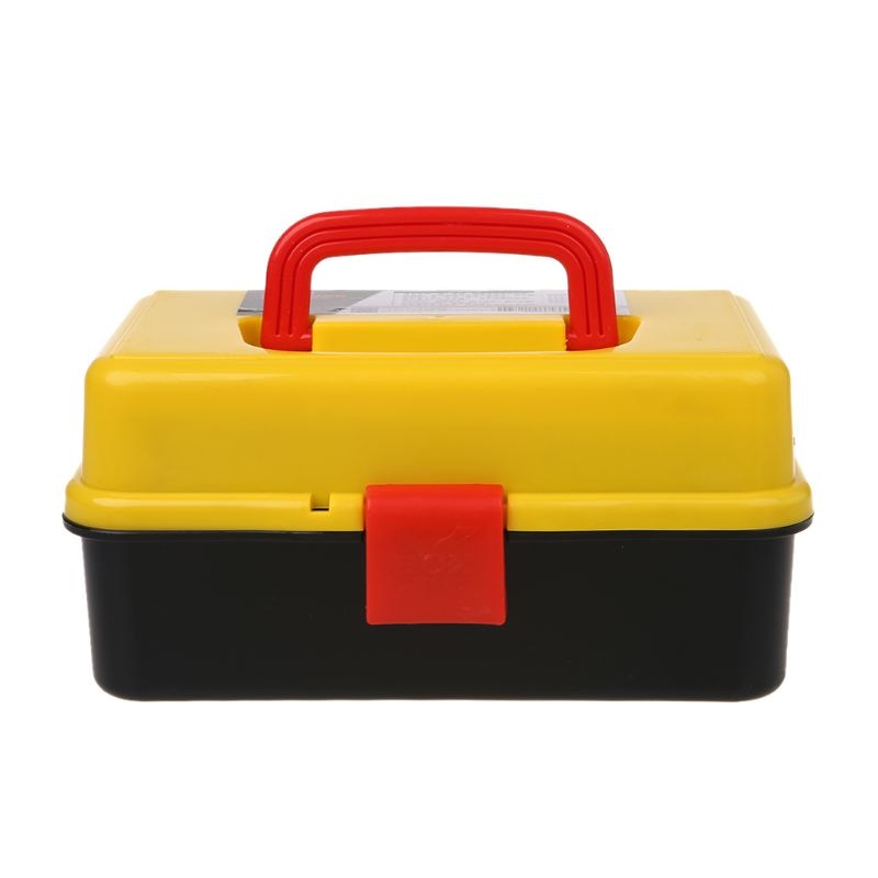 1Pcs Three-Layer Folding Tool Storage Box Portable Hardware Toolbox Multi-function Car Repair Container Case