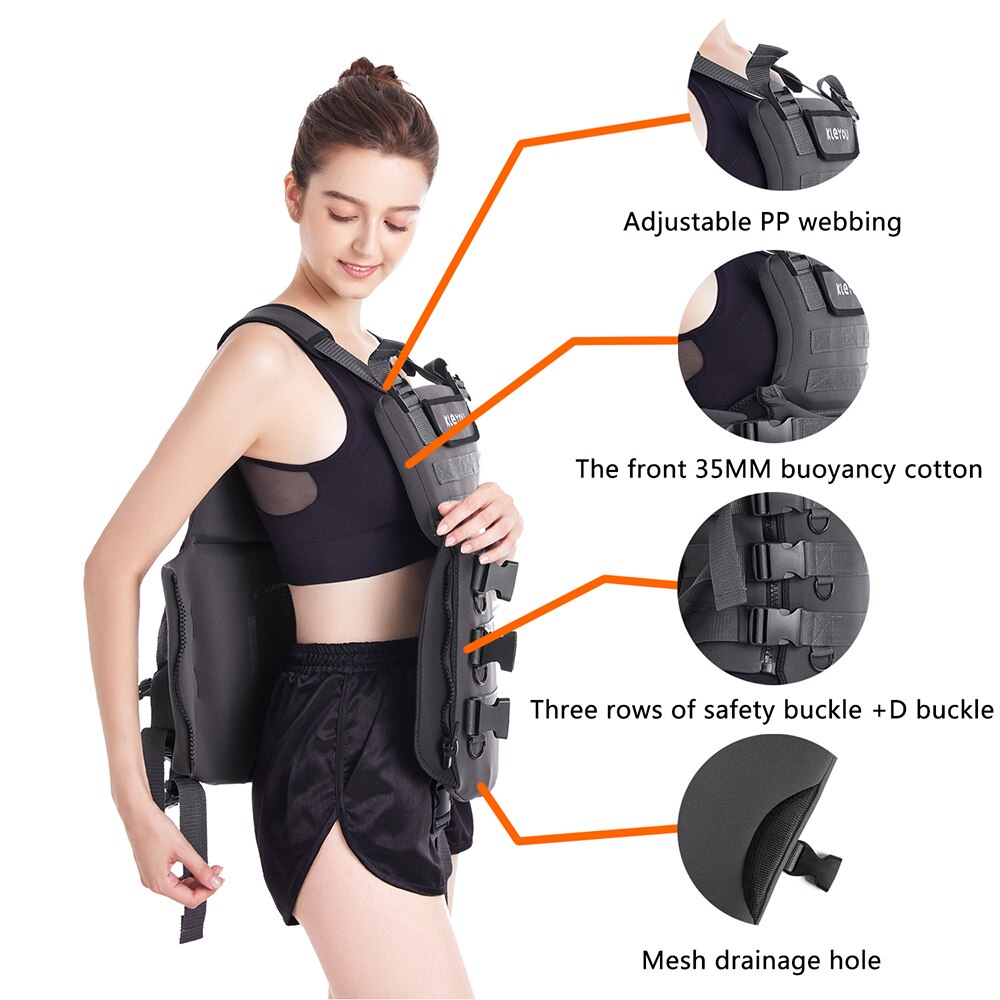 Zwemvest Surf Vest Kajak Wakeboard Motorboten Vlot Rescue Boot Drifting Jet Ski Water Sport Zwemmen Redding Zwemvest Vrouwen