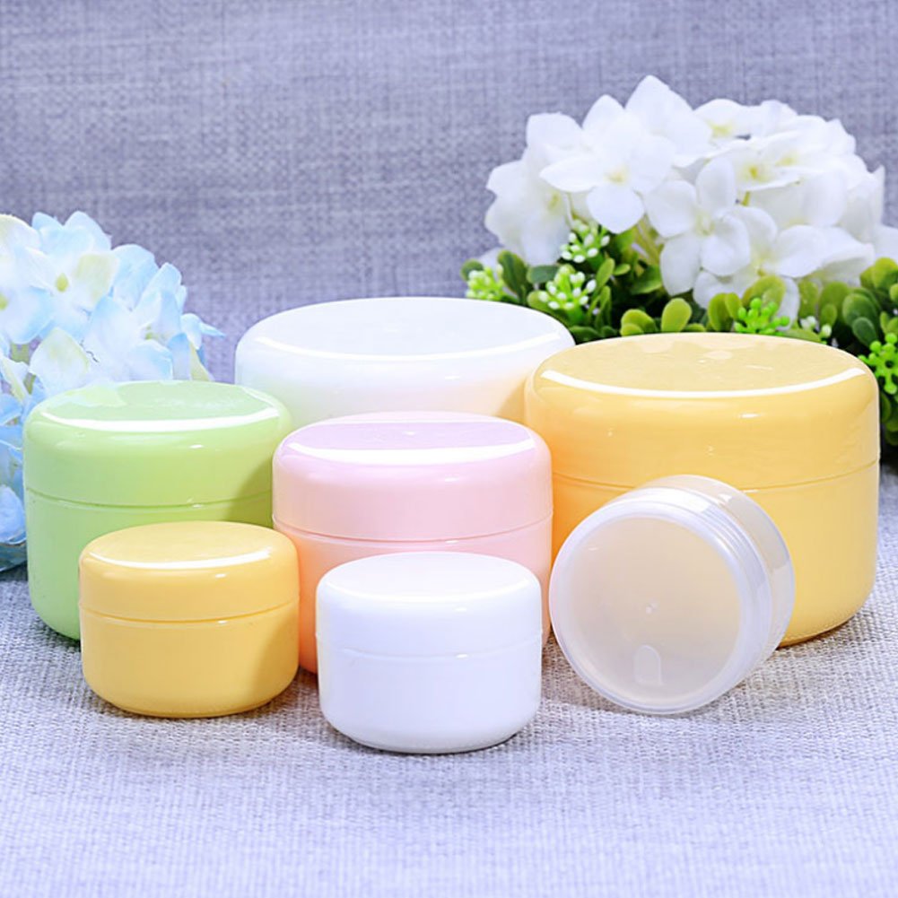 50 stk prøve tomme beholdere krukker gryder flasker med låg dækker etuier til creme lotion kosmetisk makeup olier læbepomade pigmenter