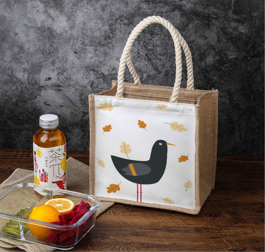 Fruits Portable Insulated Lunch Bag For Women Cooler Bag Kids lunch Box Thermal Case Pouch Lunch Container School Food Box: NO 6