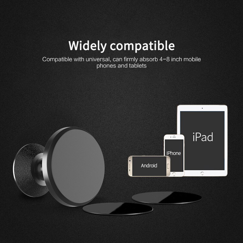 Car Phone Holder Magnetic Universal Magnet Phone Mount For IPhone Xiaomi Huawei Samsung In Car Mobile Cell Phone Holder Stand